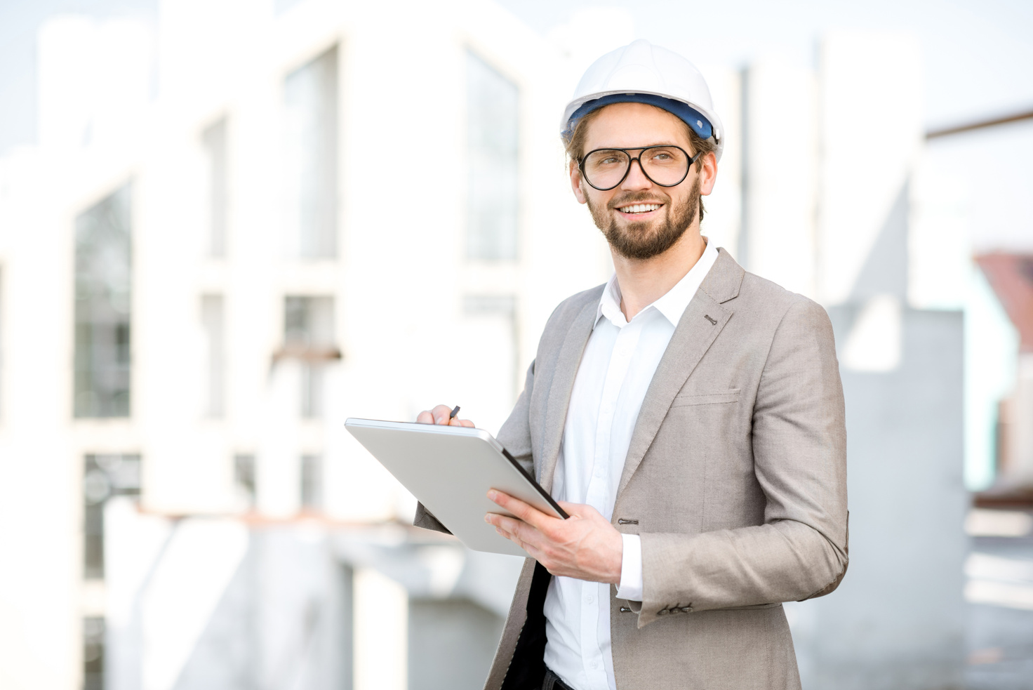 Engineer with Tablet